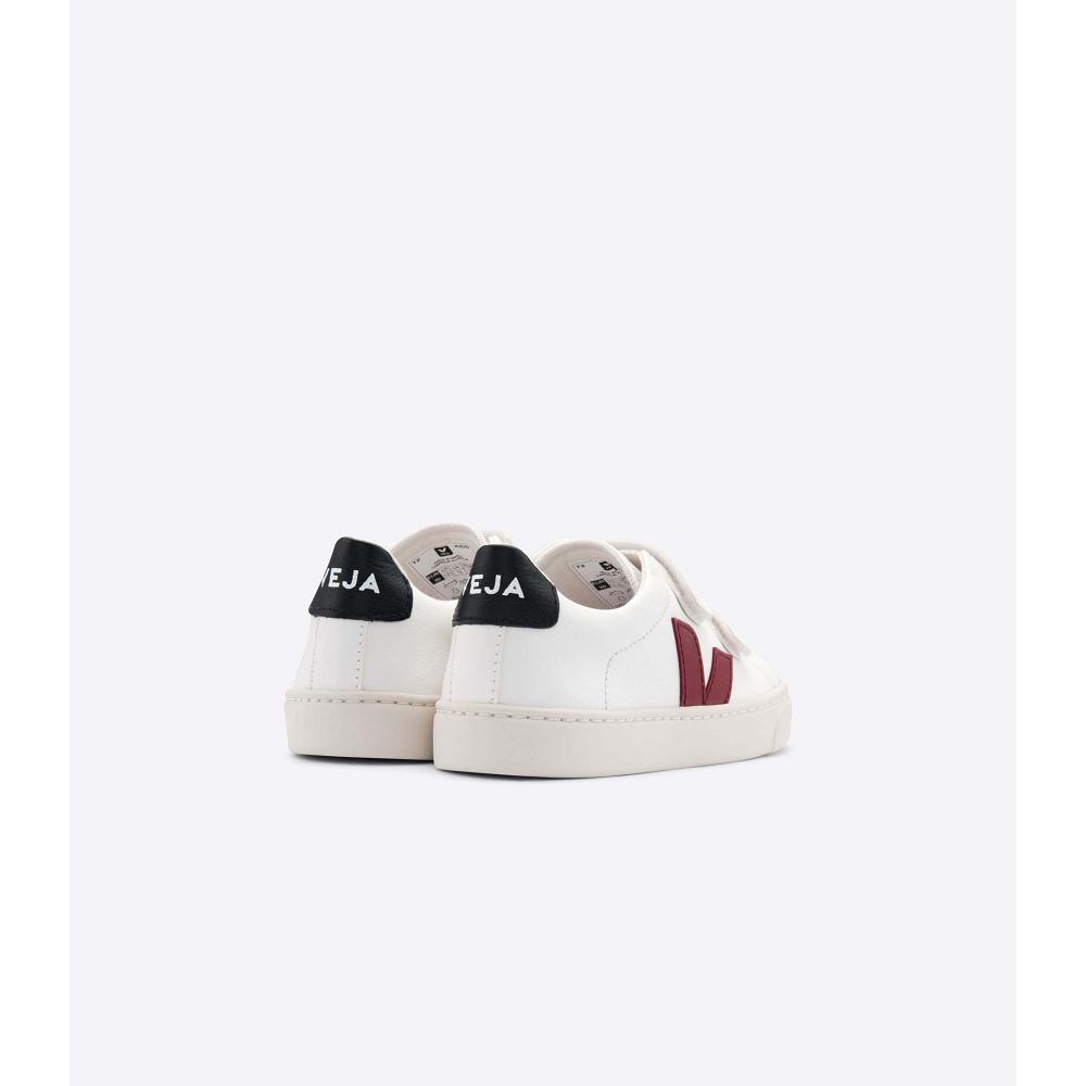 Veja ESPLAR CHROMEFREE Kids' Shoes White/Black/Red | CA 727FDN